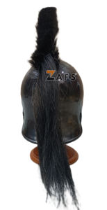 Casque de Troie grec médiéval en acier doux, armure de guerrier spartiate entièrement portable, costume de foire Renaissance, vente en gros - Product Image 5