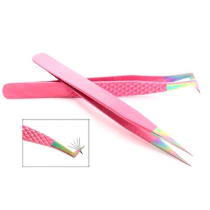 Tip size fine pointed <b>pick</b> <b>up</b> thin lashes 0.1mm to 0.3mm ideal for isolating or placing individual lashes accurately - Product Image 5