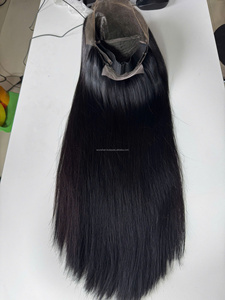 AZURA HAIR Full Lace <b>Wig</b> Vietnam Remy Hair Natural Black <b>Long</b> Straight Double Drawn Bone Straight HD Lace Base Baby Hair 300g - Product Image 3
