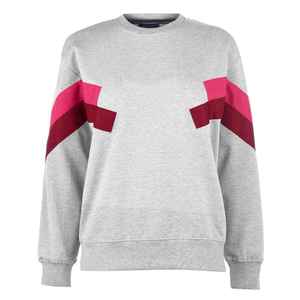 Sudaderas Extra Grandes de Forro Polar para Mujer, Cuello Redondo, Logotipo Bordado en 3D en la Parte Delantera, Sudadera Informal de Invierno, Talla Grande, Mangas Largas, Color Sólido - Product Image 6
