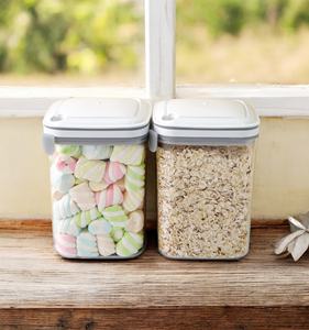 Nordic Tritan Press Lid <b>Canisters</b> for <b>Vacuum</b> Preservation Food Sensitive Samples Storage Kitchen Food Storage Container - Product Image 1