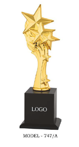 •Professional star <b>trophy</b> with customized details. - Product Image 5