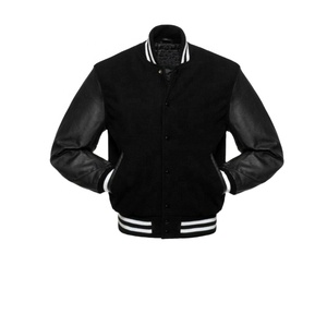 Wholesale Blank Bomber College Jacket <b>Men</b> Letterman Varsity Jackets Custom Sublimation University Baseball Jacket for <b>Men</b> 2024 - Product Image 1