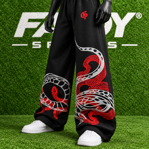 Custom Wholesale Heavyweight Fleece <b>Joggers</b> <b>Men</b> Streetwear Graphic Print <b>Baggy</b> Casual Open Bottom Sweat Pants - Product Image 5