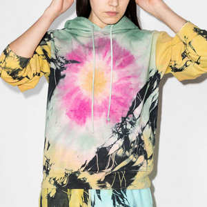 Sweat à capuche tie-dye pour femme, prix de gros, logo personnalisé, séchage rapide, léger, ajustable, nouvelle arrivée - Product Image 6