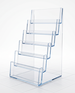 Exhibidores Acrílicos Transparentes Multiusos Modernos para Carteras, Gafas de Sol y Dispositivos Móviles - Product Image 4