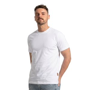 Comfortable Regular Fit Lightweight Woven <b>Wool</b> Men's T-<b>Shirts</b> Blank Letter Anti-Wrinkle Breathable Silk Screen Printed Short - Product Image 6