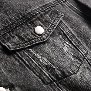 New Arrival Winter Fashion <b>Denim</b> <b>Jacket</b> for Adults Men OEM Service <b>Customized</b> Front Logo <b>Denim</b> Jeans - Product Image 6