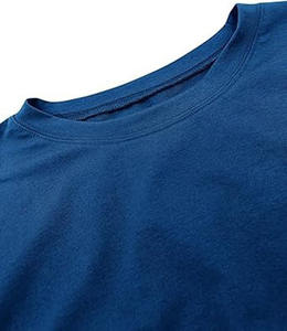 Camiseta de Hombre, Corte Cuadrado, Regular, de Algodón, Formal, Tejida, 100% Transpirable, Cuello Redondo, Ropa Moderna - Product Image 4