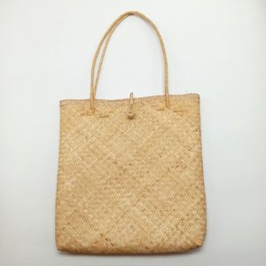 Bolsos de paja de hierba marina vintage en grandes cantidades, bolsos de mano de hierba marina hechos a mano de gran calidad para mujer - Product Image 3
