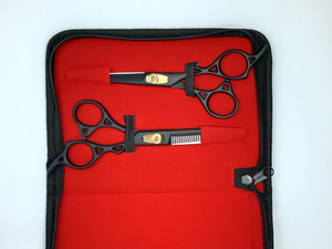 Nuevos Productos, Tijeras de Peluquería de Color Negro Plasma, Juego de Tijeras para Cabello de Acero Inoxidable, Tijeras de Corte para Salón - Product Image 3