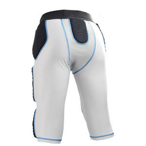 Pantalon de football américain uni, en tissu à séchage rapide, longueur genou, personnalisable avec étiquette privée. - Product Image 2
