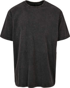 Camiseta Oversize Personalizada con Lavado Ácido para Hombre, Algodón Pesado de 280GSM, Estilo Vintage Streetwear, Corte Holgado con Hombros Caídos - Product Image 5