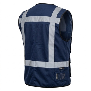 10 Packs of Breathable ANSI Class 1 Waterproof Safety Vests with Customized Logo Color & LED Flash | Enhanced Safety Gear - Product Image 6