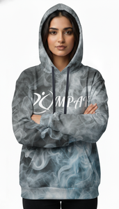 Sweat à capuche unisexe surdimensionné tendance pour l'hiver, avec broderie et impression par sublimation de haute qualité, pour les marques de streetwear - Product Image 2