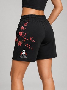 High Quality Premium <b>Women</b> <b>Shorts</b> Mid Waist 100% Cotton Fabric Everyday Comfort Sports Travel Casual Wear - Product Image 4