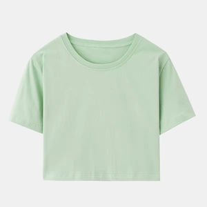 Fabricante personalizado ofrece camisetas cortas de algodón para mujer con logotipo personalizado para pedidos al por mayor y exportadores internacionales. - Product Image 2