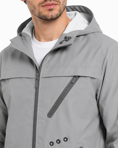 Livster Premium <b>Men's</b> Waterproof Hooded Softshell <b>Jacket</b> <b>Lightweight</b> Windproof Outdoor <b>Rain</b> <b>Jacket</b> Full Zip Hooded Hiking <b>Jacket</b> - Product Image 4