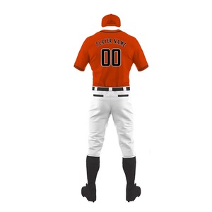 Custom Colors Base Ball Uniform <b>Set</b> High Quality Men Baseball Uniform Custom Logo Design Sublimation Team Name Baseball Uniforms - Product Image 2