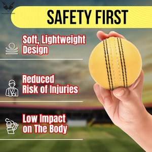 Custom Logo Leather Cricket Balls Professional Grade Alum Tanned Yellow With Black Cricket Balls for Practice and Competition - Product Image 4