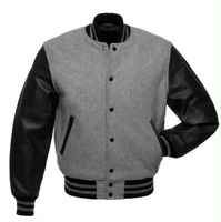 Veste varsity homme en matière douce, qualité supérieure, best-seller, coupe-vent, séchage rapide, service OEM, veste varsity homme pour l'hiver.