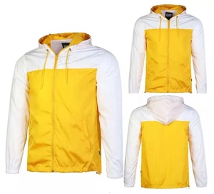 Chaqueta Impermeable Transpirable con Capucha y Cierre Frontal Personalizado, Chaqueta Anorak para la Temporada de Verano, Tallas Grandes - Product Image 4