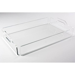 Bandeja Ovalada de Acrílico Transparente de ILAHI, Ligera, Artística, para Manualidades, Arte Popular, con Patrón Animal Simple, Decoración para Fiestas, Pascua, Año Nuevo Chino - Product Image 5