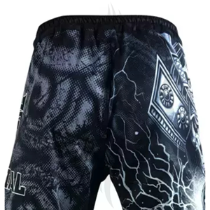 กางเกงชกมวยแบบยูนิเซ็กซ์สำหรับคิกบ็อกซิ่ง บราซิลเลียนยิวยิตสู ศิลปะการต่อสู้แบบผสมผสาน มวยปล้ำ-ยืดหยุ่น น้ำหนักเบา แห้งเร็ว - Product Image 3