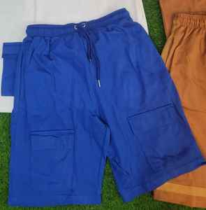 Custom 100% algodón al aire libre para hombre Casual sólido pantalones cortos bordados personalizados hombres Baggy Jorts verano Streetwear Vintage pantalones cortos hombres - Product Image 2