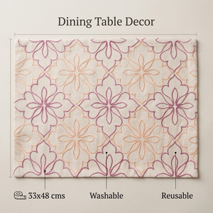 Natural Cotton Table Mat Eco Friendly Reusable Dining <b>Placemat</b> | Durable Washable Kitchen Home Restaurant Wholesale Supply Mats - Product Image 5