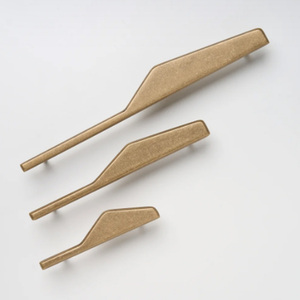 Poignée de meuble en laiton massif pour portes d'armoires, poignée de barre minimaliste en laiton pour tiroirs et armoires - Product Image 3