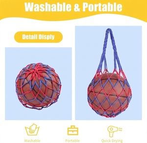 Produit fiable, accessoires pour ballons de sport, filets pour ballons, matériau en nylon épaissi, construction durable, utilisation à long terme, filet pour ballons - Product Image 3