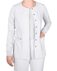Summer Fashion Medical Uniforms <b>for</b> Women <b>Men</b> V-neck Nursing Outfits 4-Way Stretch Scrubs Sets Polyester Spandex Woven Top Pants - Product Image 1