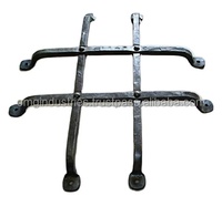 Grille de fenêtre en fer forgé, acier moulé, dispositif de sécurité pour usage domestique, grille de porte et de fenêtre robuste, forgée à la main