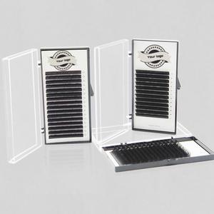 Extensiones de Pestañas Individuales en Bandeja de 12/16 Líneas, PBT Coreano Sintético, Natural, Largo, Negro Mate, Curvatura CC/DD/LD, Grosor 0.03/0.05/0.07 - Product Image 6