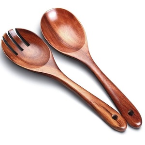 Highly Polished Walnut Wooden <b>Salad</b> Servers Set Of 2 Piece Cooking <b>Tools</b> & Tabletop Food Serving Spoon and Fork Sets <b>Salad</b> <b>Tools</b> - Product Image 1
