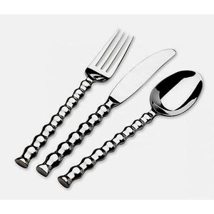 Vente en gros Vaisselle de table de luxe de haute qualité Couverts à poignée en argent nickelé Couverts en acier inoxydable Couverts de mariage - Product Image 2