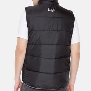 Gilet pour homme de haute qualité, 100% polyester, décontracté, respirant, léger, sans manches, fermeture éclair intégrale, col montant, poches - Product Image 5