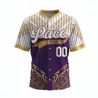 Jersey Baseball Kampus Unisex Nama Tim Kustom Cetak Digital 100% Katun Organik Bernapas Cepat Kering Ukuran Besar V-Neck