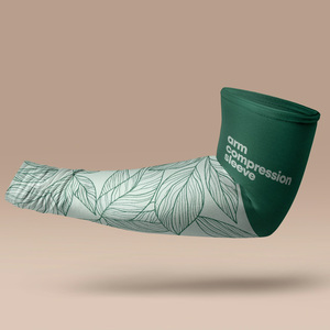 Custom Logo <b>Compression</b> <b>Arm</b> <b>Sleeve</b> Lightweight Fitness Training Support <b>Sleeve</b> Premium Manufacturer - Product Image 2