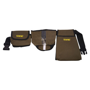 SONO J919B <b>Tool</b> <b>Belt</b> Waist Bag With Multiple Pockets <b>For</b> DIY And <b>Gardening</b> Use Brown Color - Product Image 1