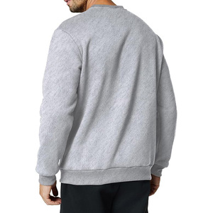OEM Custom Design Long Sleeve Sweat Shirts for Men Wholesale 100%Cotton Material Low MOQ Winter Wear Printed Sweat Shirt - Product Image 3