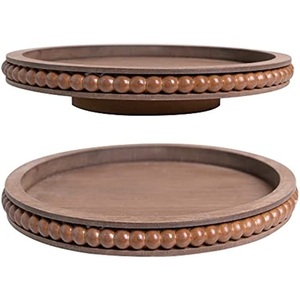 Plateau de service rectangulaire en bois de manguier sculpté à la main, décoratif, pour café et décoration intérieure, en vente en gros - Product Image 3
