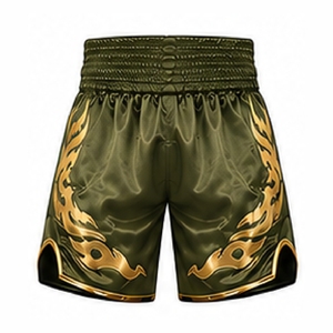 Shorts de Muay Thai en gros, personnalisés par sublimation, pour boxe, kickboxing, entraînement et combats, pour hommes - Product Image 3