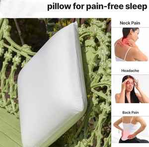 Coussin en mousse à mémoire de forme pour voiture et oreiller en mousse à mémoire de forme pour un sommeil sans douleur, oreiller pour les douleurs au cou, oreiller pour les maux de tête - Product Image 5