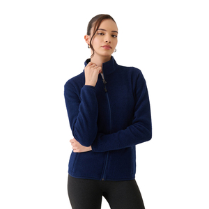 Ladies Polar Fleece Jacket 300 GSM Cozy Breathable Stand Collar Full Zip Winter Outdoor Sports Travel Workwear Soft <b>Thermal</b> - Product Image 2