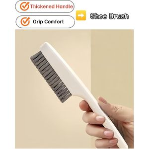 Paquete de 2 Cepillos Pequeños de Cerdas Suaves para Limpieza del Hogar, Cepillos para Eliminar Manchas de Tapicería y Telas para Lavandería - Product Image 6