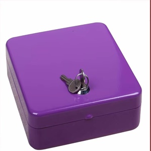 Cassetta di Sicurezza in Metallo Colorato con Serratura e Fessura per Contanti, Vendita all'Ingrosso dalla Cina - Product Image 1