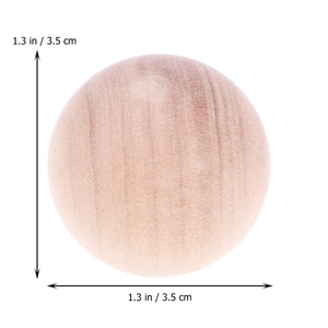 Cuentas de madera y bolas artesanales para creaciones artísticas y proyectos de bricolaje, letreros de madera para pared - Product Image 2