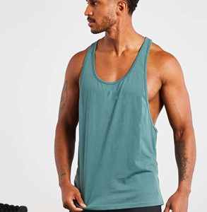 Custom Wholesale Design Men's Gym Tank Tops Wholesale Sporty Y-<b>Back</b> Fitness Wear Plus Size Tank Top - Product Image 1
